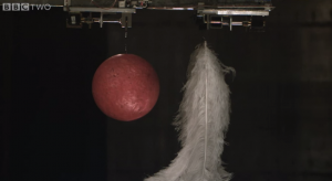 Bowling Ball & Feather Drop